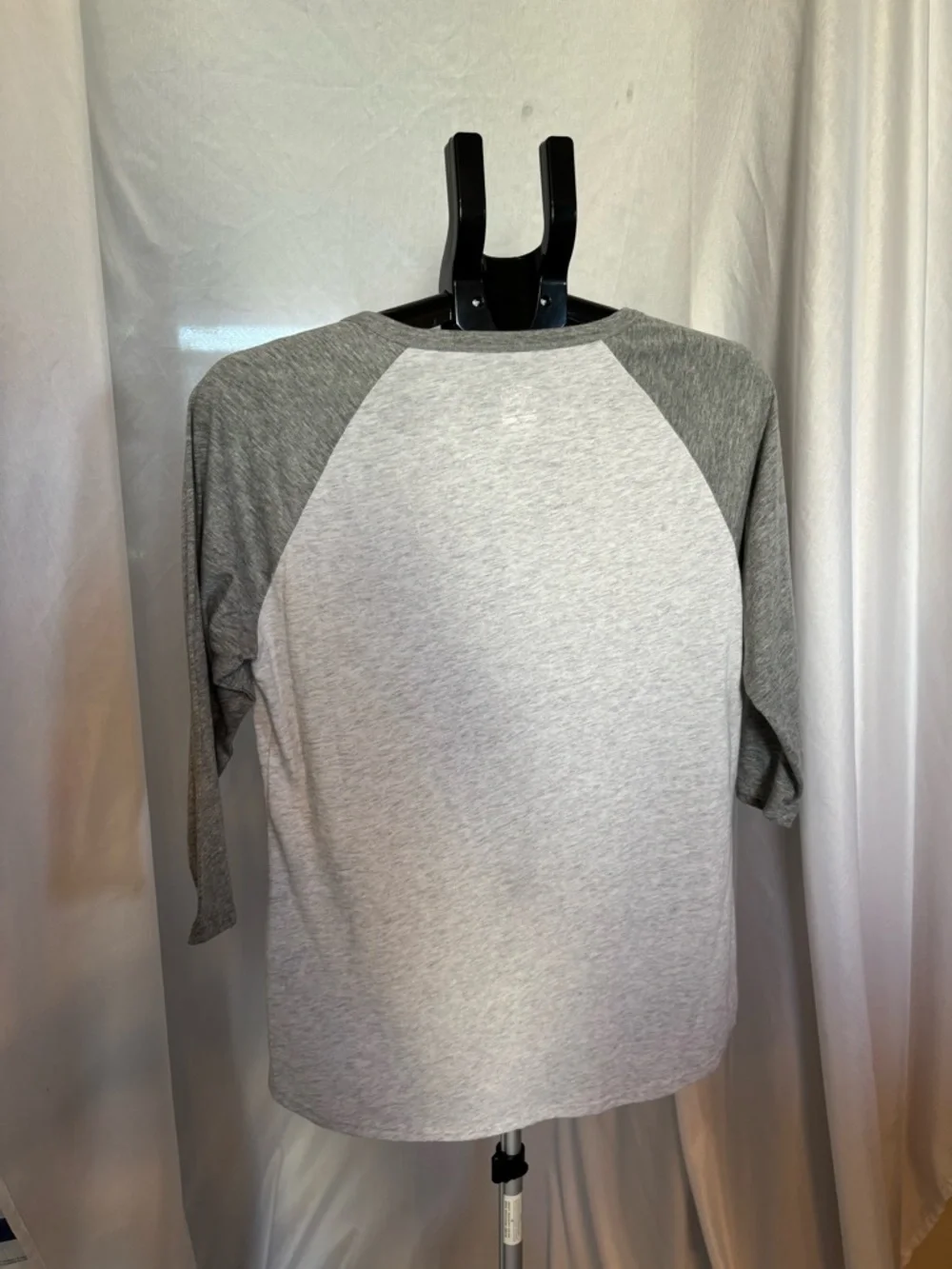 Nike Light Gray Heather Crew with Subtle Charcoal Accents